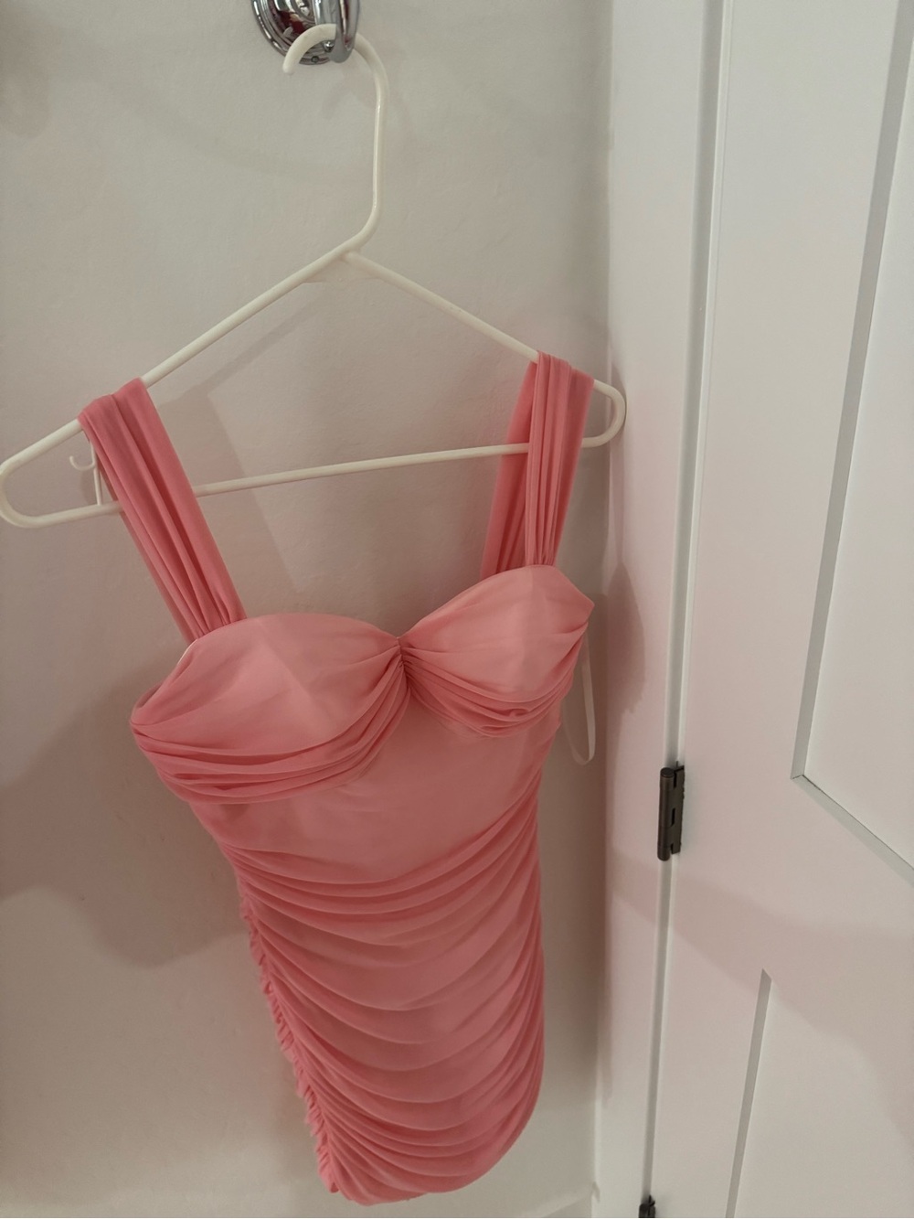 Pink Mini Dress off shoulder homecoming short dress